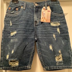 NWT Boys Levi’s Denim Shorts Size 14